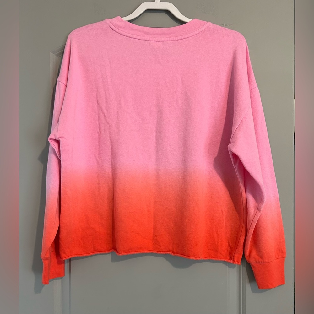 GAP Ombre Sweatshirt | Pink to Coral | Size Medium | NWT - Picture 6 of 6